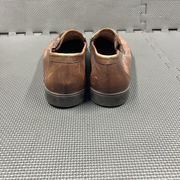 Giorgio Brutini Princeton Tassel Loafers Mens 13M Brown Leather Shoes - Picture 4 of 8